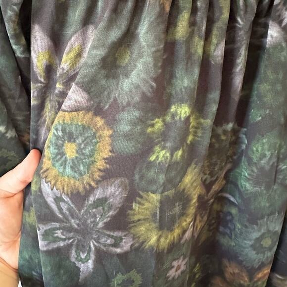 Slate & Willow Square Neck Printed Midi Dress - Picture 8 of 10